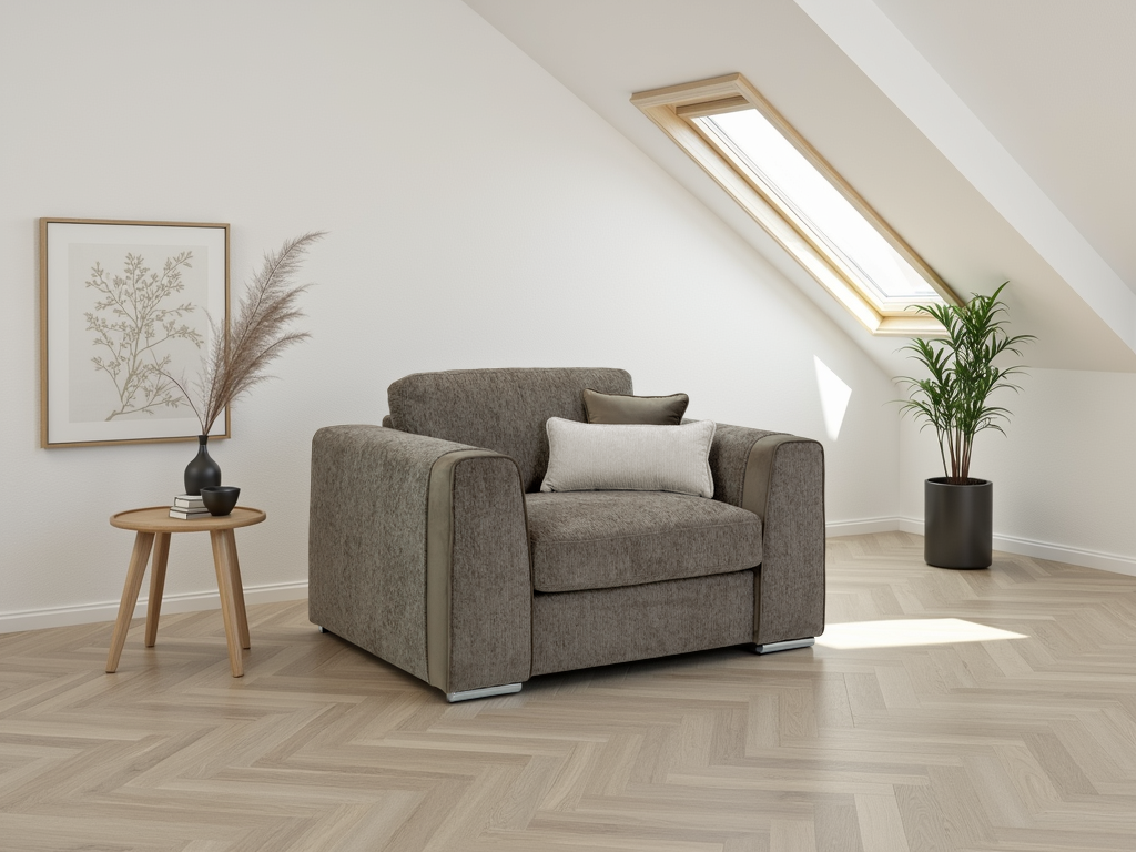 Naples Sofa Mocha Armchair Armchair