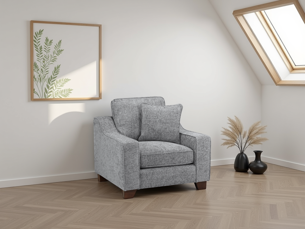 Nebraska Sofa Slate Armchair Armchair