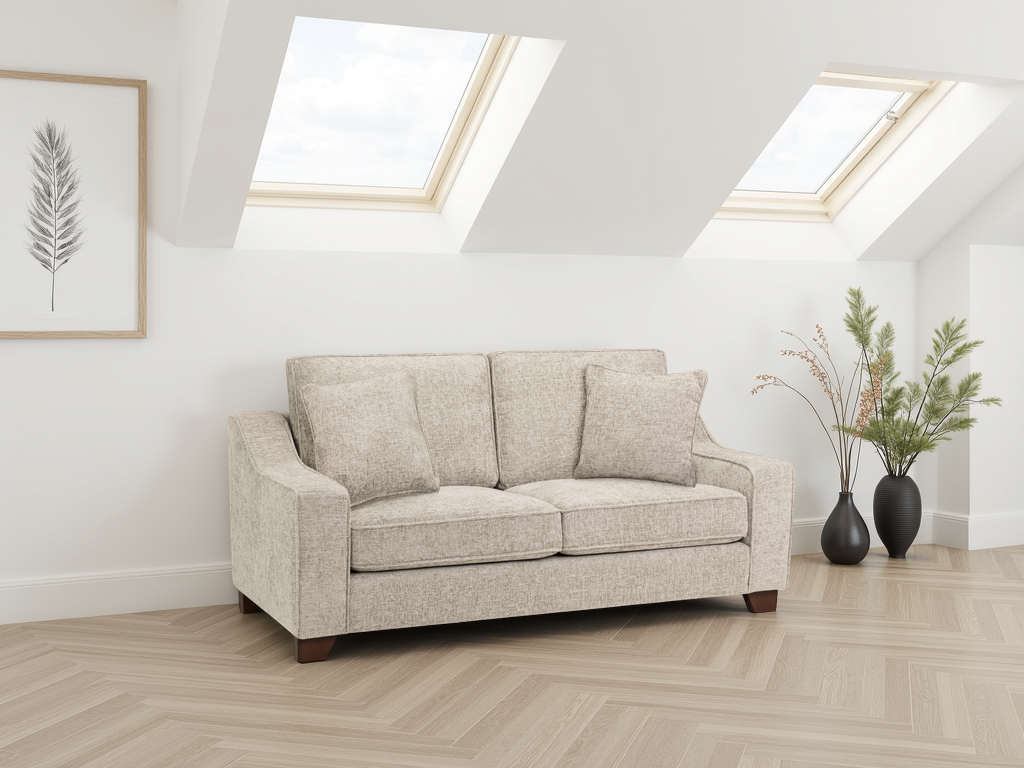 Nebraska Sofa Stone 3 Seater 3 Seater