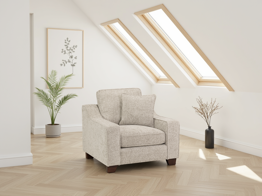 Nebraska Sofa Stone Armchair Armchair