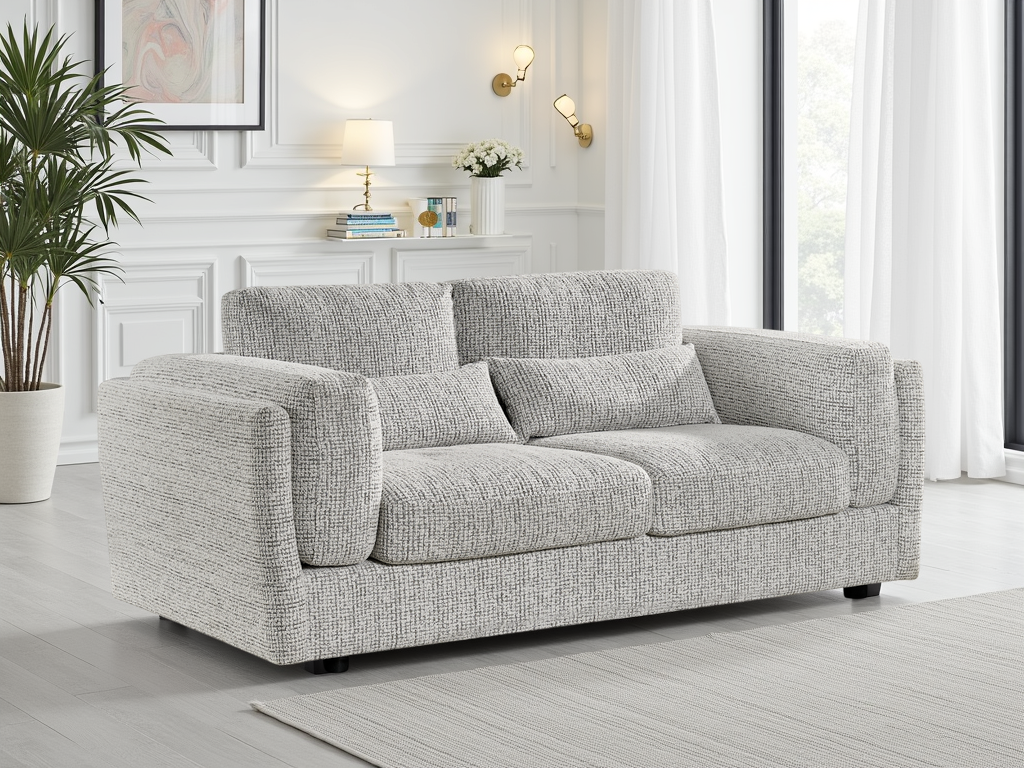 Bari Grey Sofa - 3 Seater