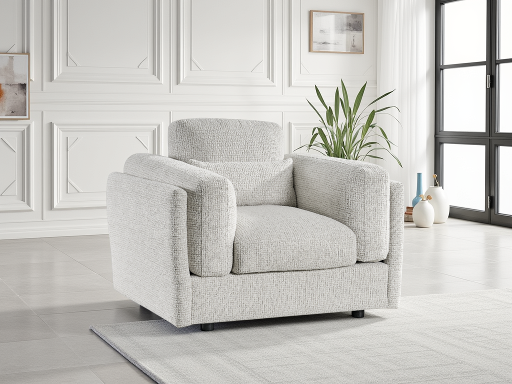 Bari Beige Sofa - Armchair