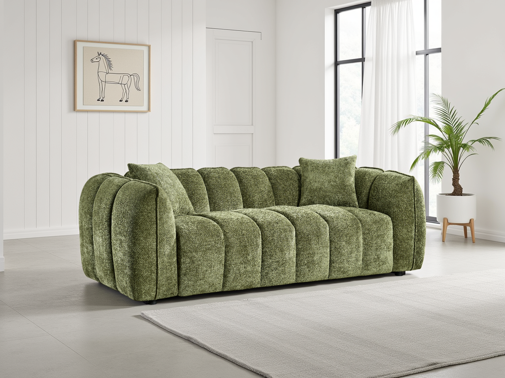 Venice Sofa Olive - 3 Seater