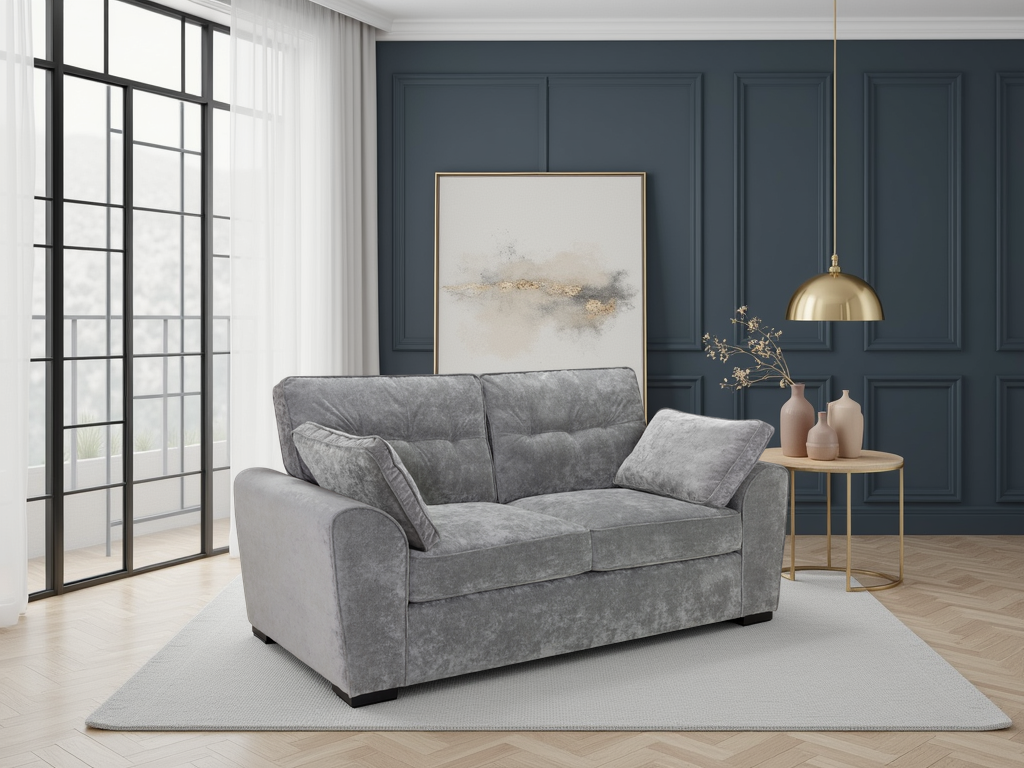 Maxwell Sofa Grey 3 Seater 3 Seater