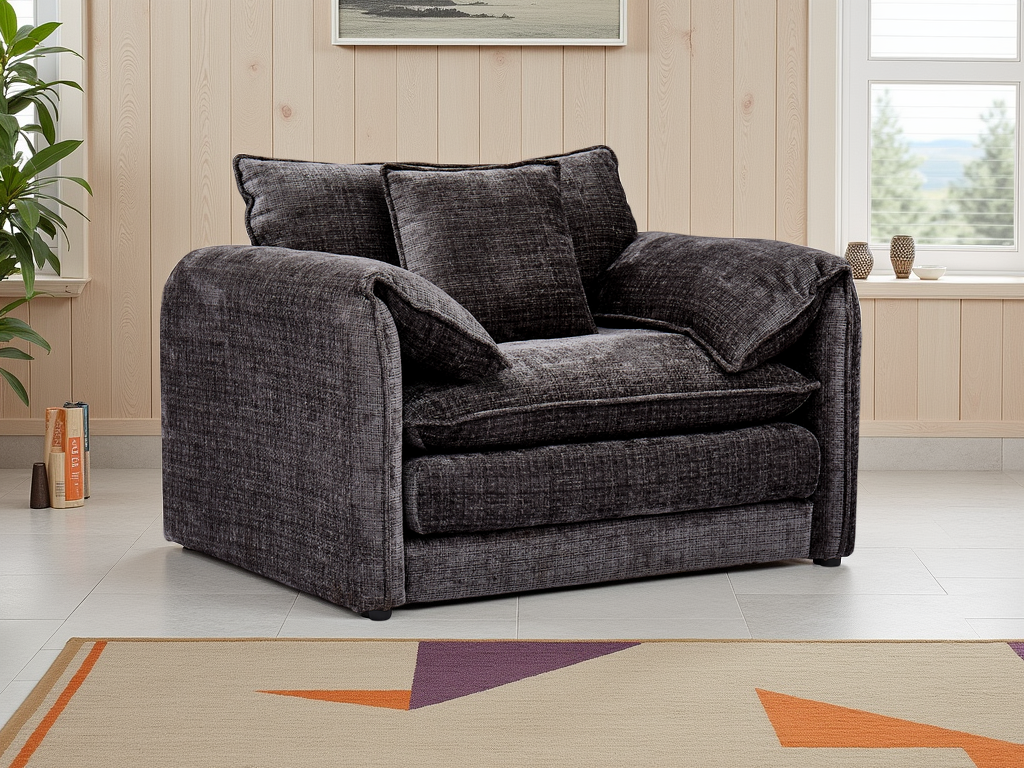 Solaya Sofa Black Armchair Armchair