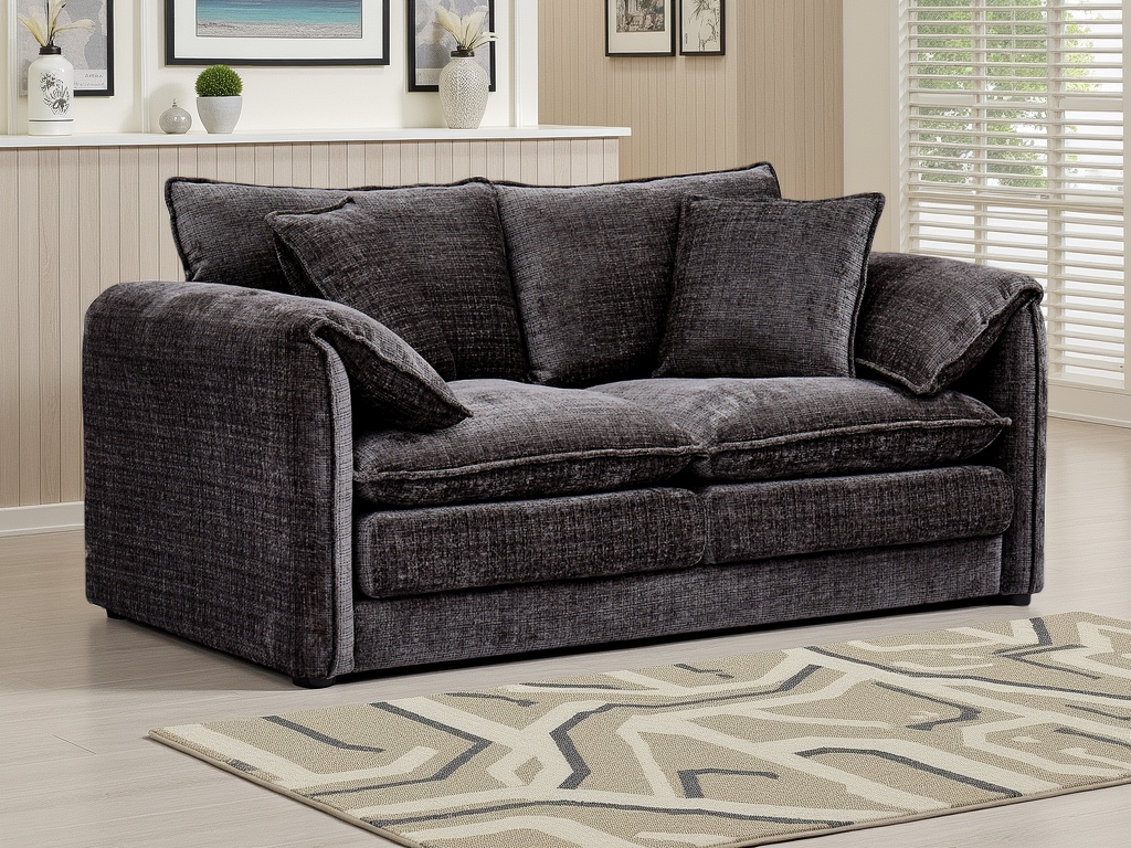Solaya Black Sofa