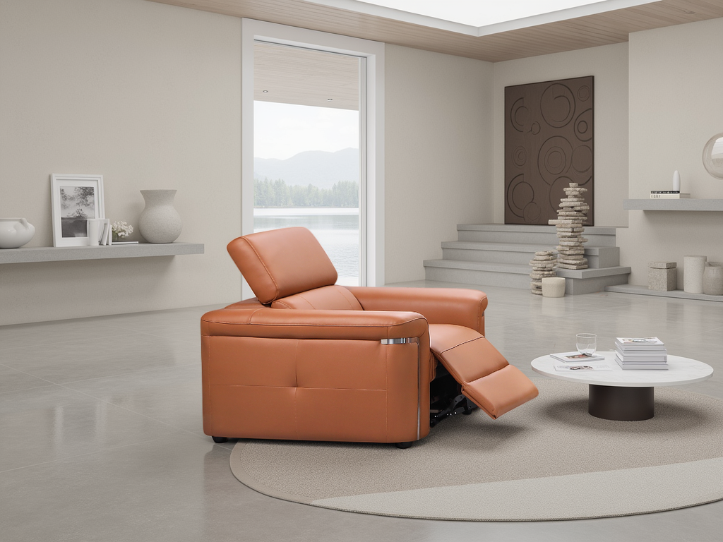 Somerville Electric Recliner Sofa Tan Armchair Armchair