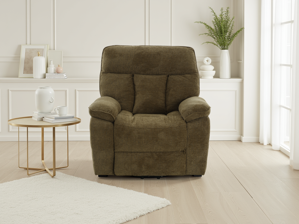 Cornwall Rise and Recline Massage Chair Brown