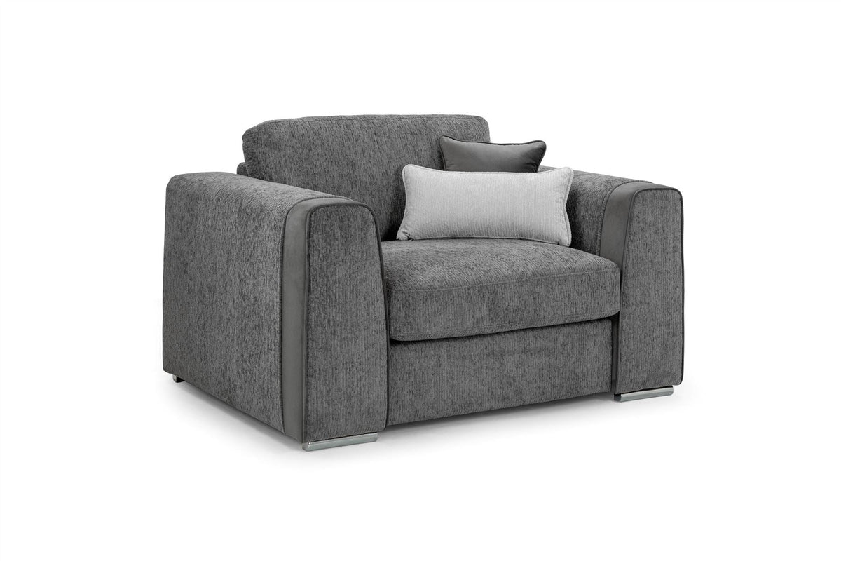 Naples Sofa Grey Armchair Armchair