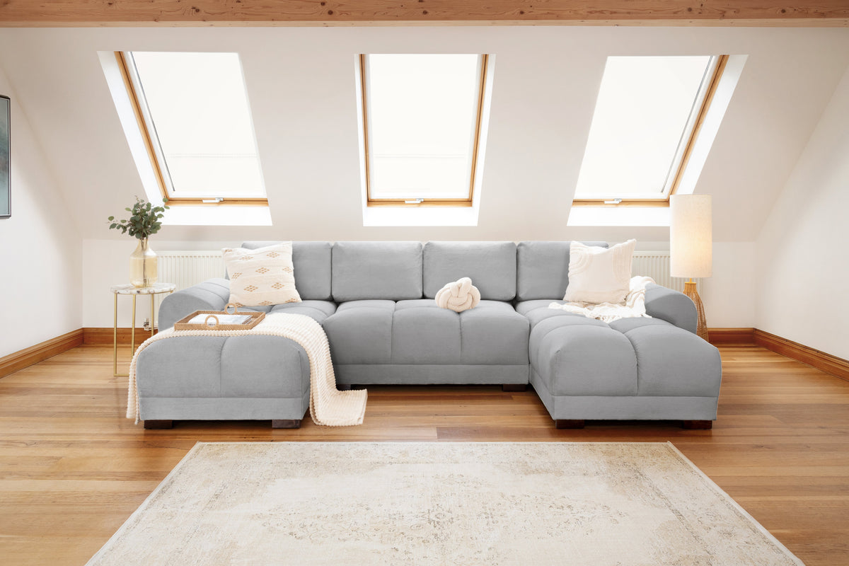 Azzuro Sofa U Shape Corner [Multiple Colours]