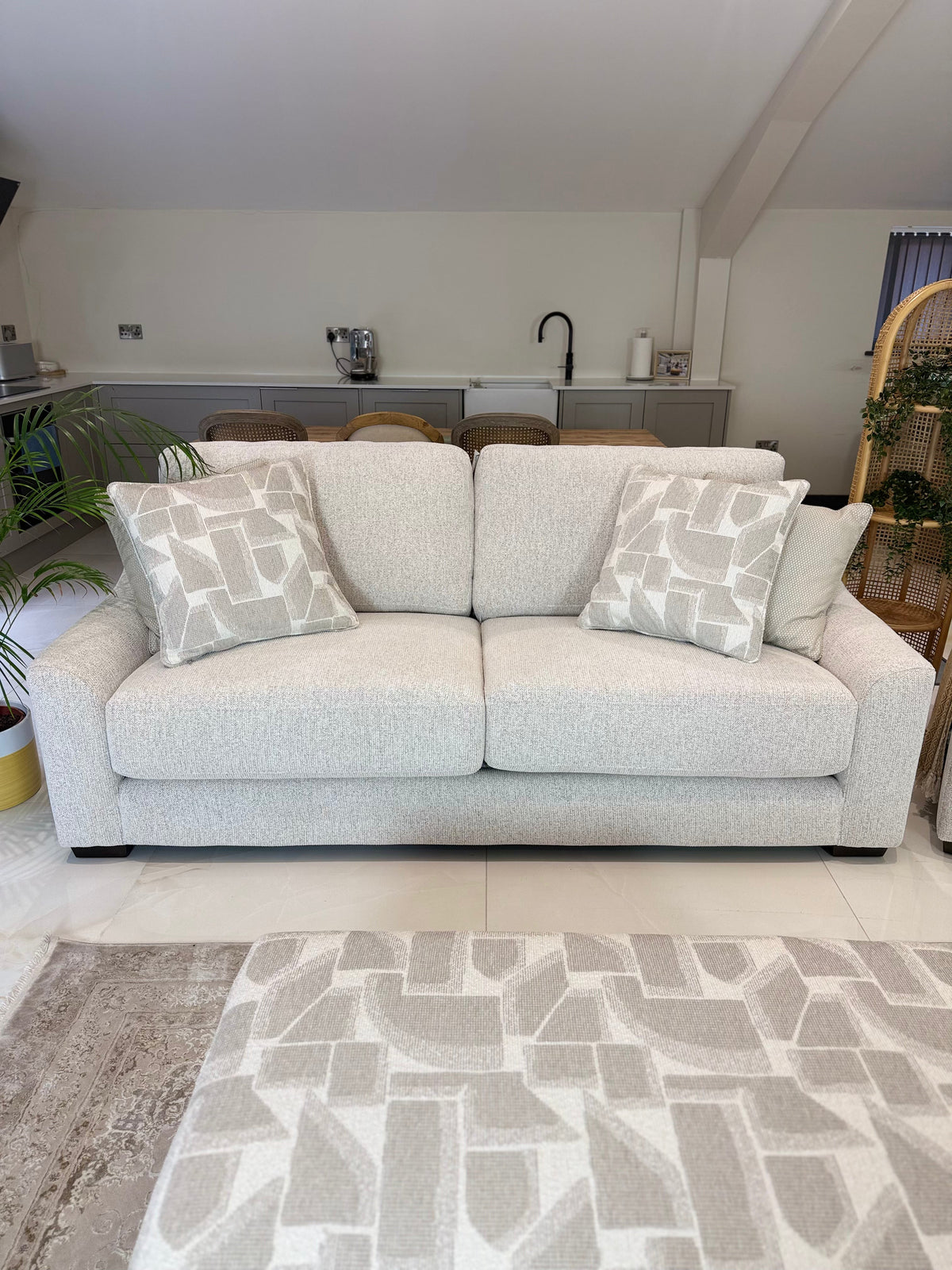 Douglas Sofa Beige 3 Seater 3 Seater