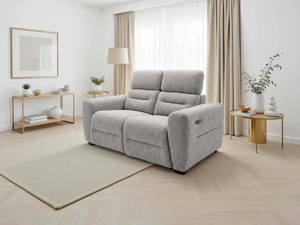 Tokyo Electric Recliner Grey Sofa