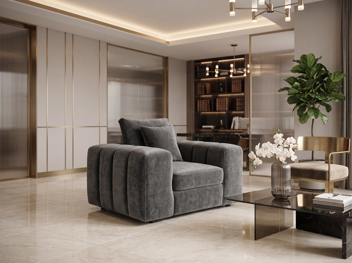Laguna Sofa Grey Armchair Armchair