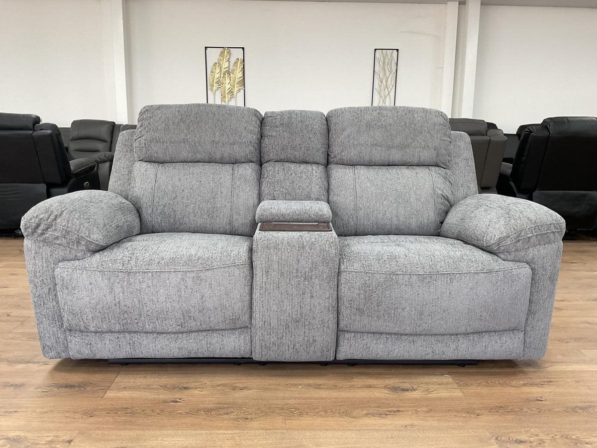 Owen Electric Recliner Grey Sofa