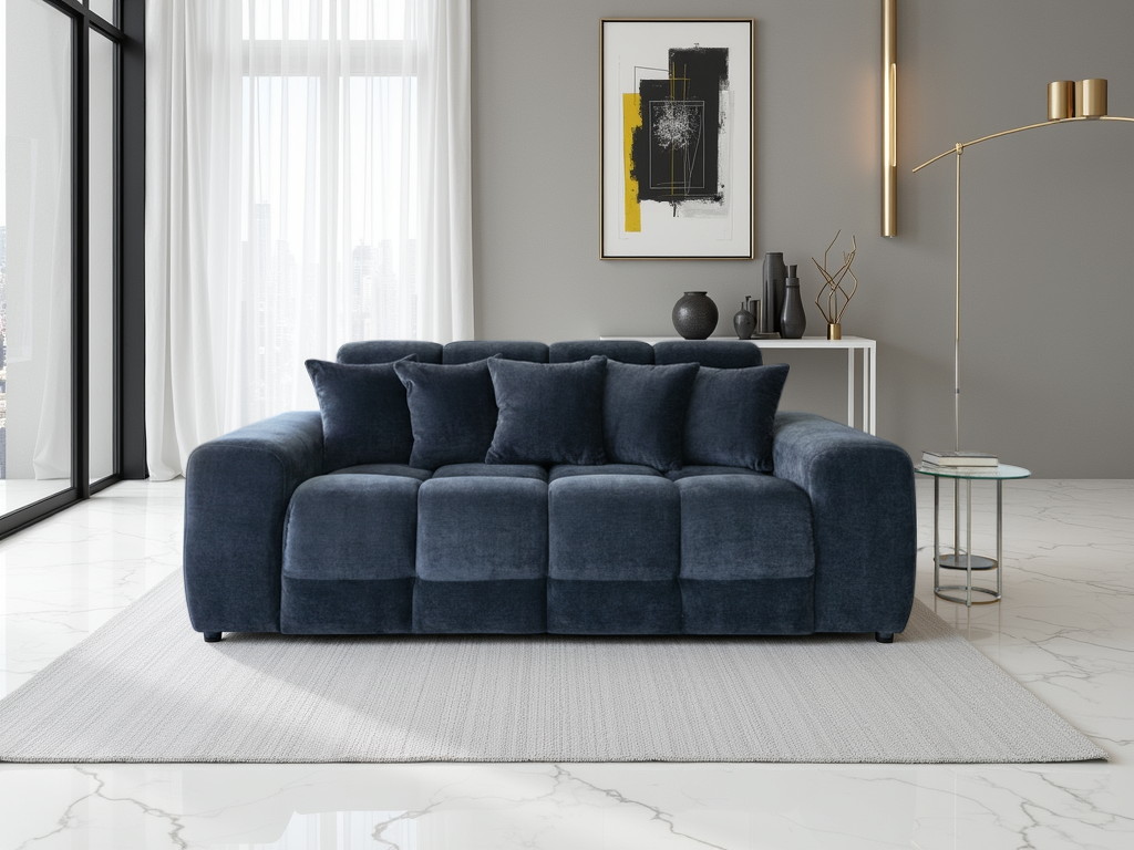 Jacob Sofa Black 3 Seater 3 Seater