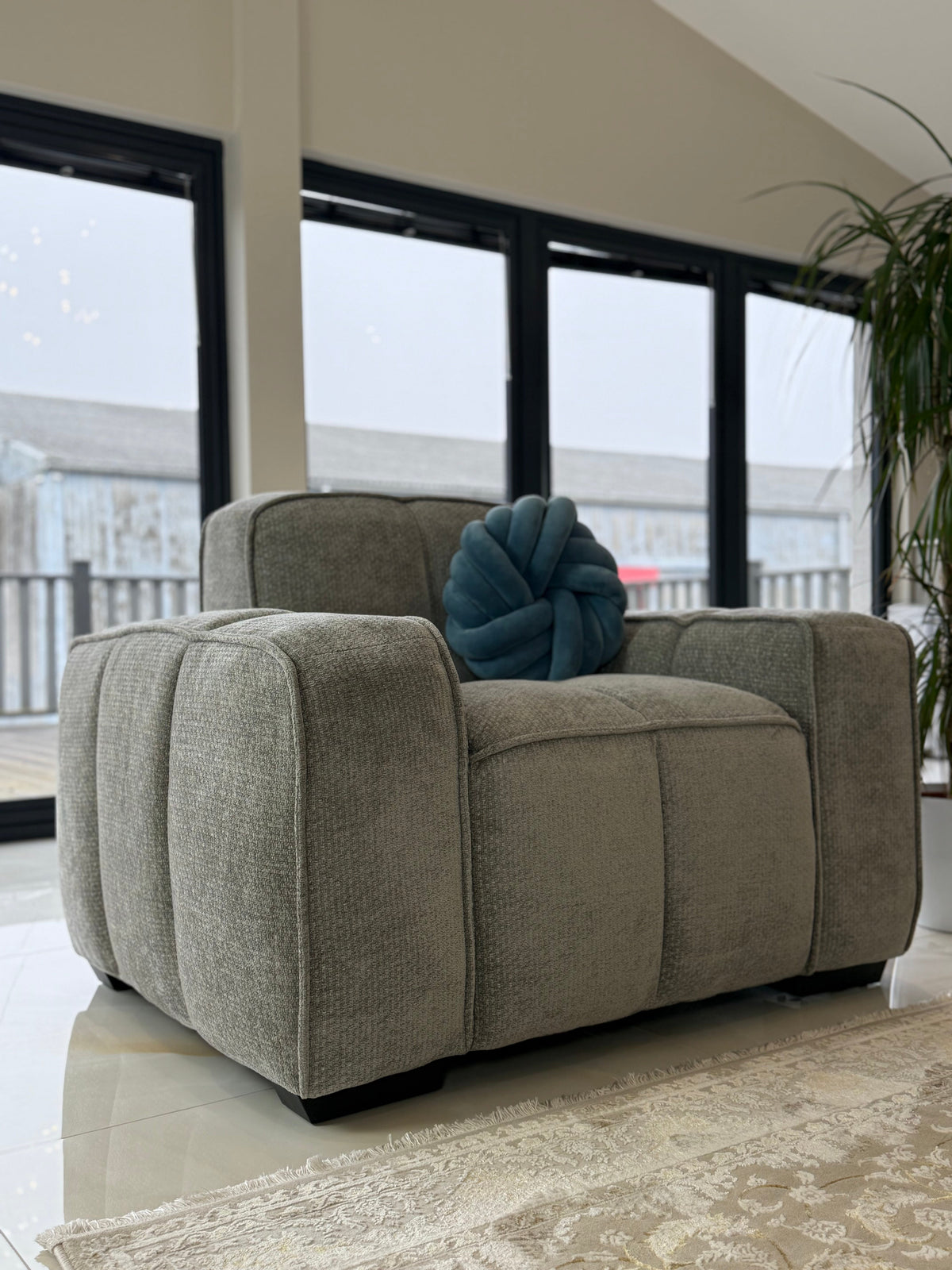 Paris Sofa Grey Armchair Armchair