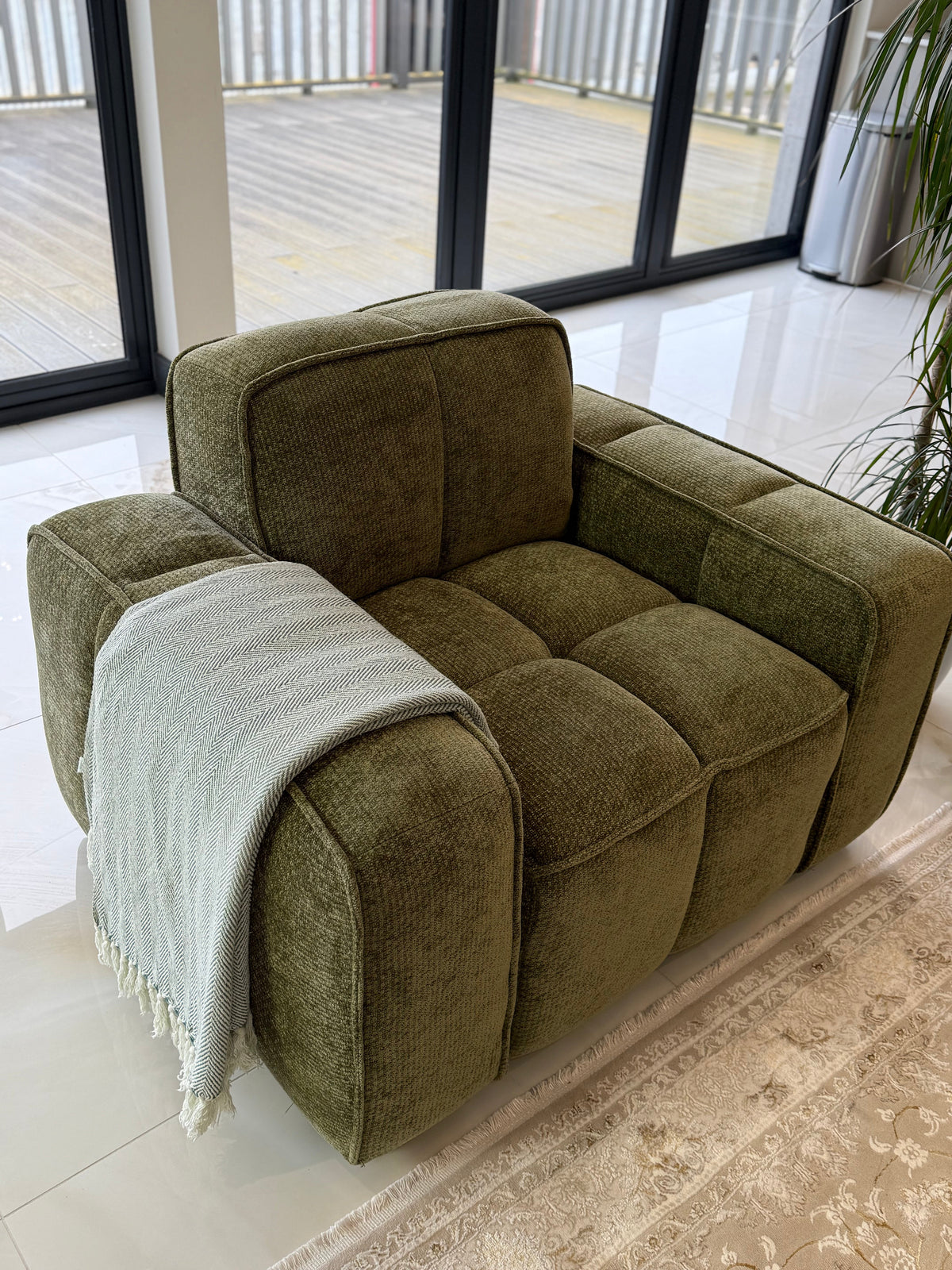 Paris Sofa Olive Armchair Armchair