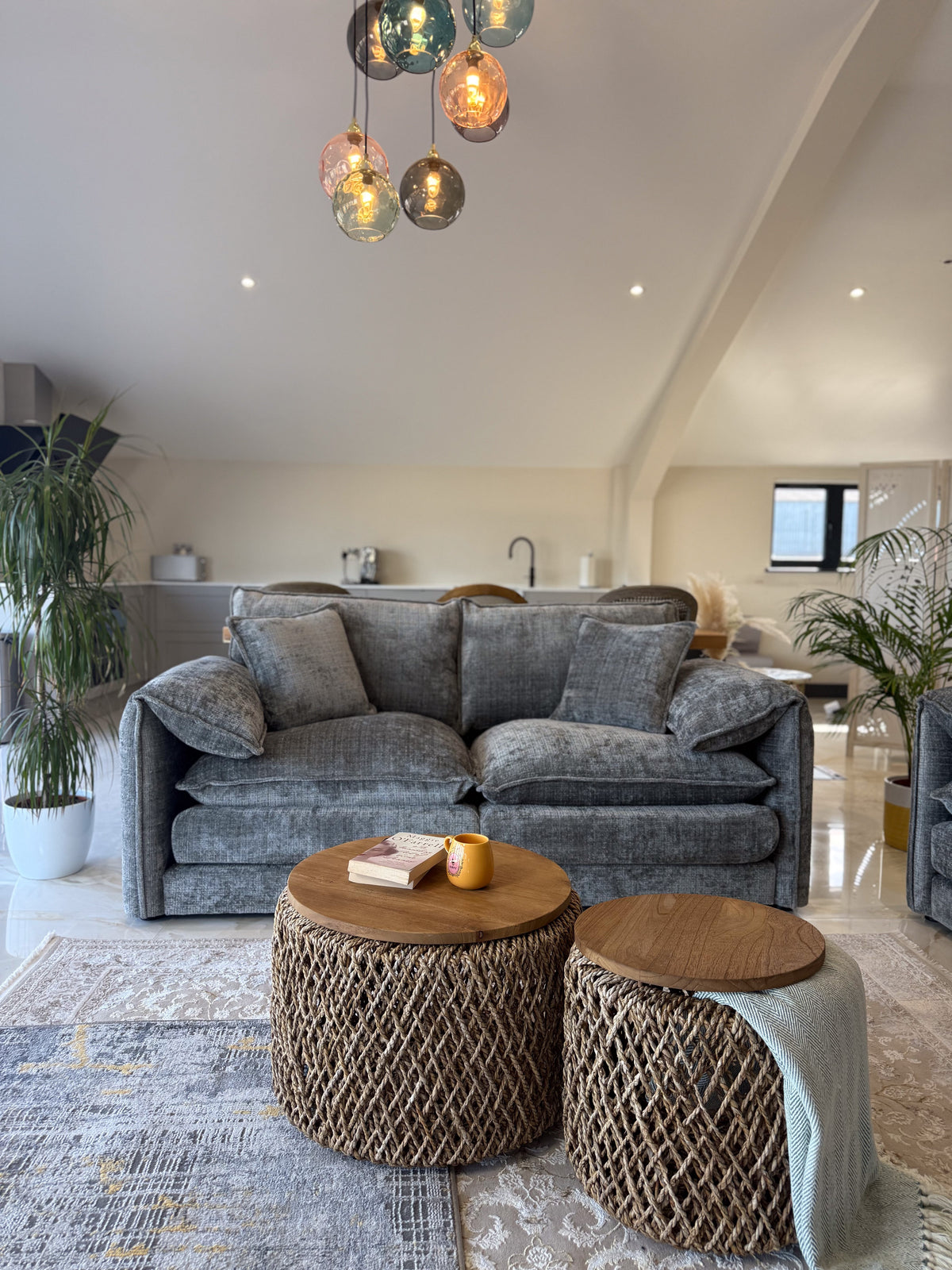Solaya Sofa Grey 3 Seater 3 Seater