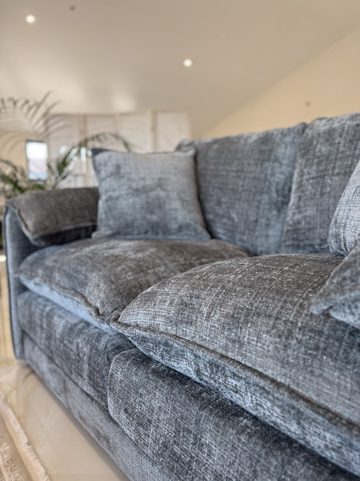 Solaya Sofa Grey 3 Seater 3 Seater