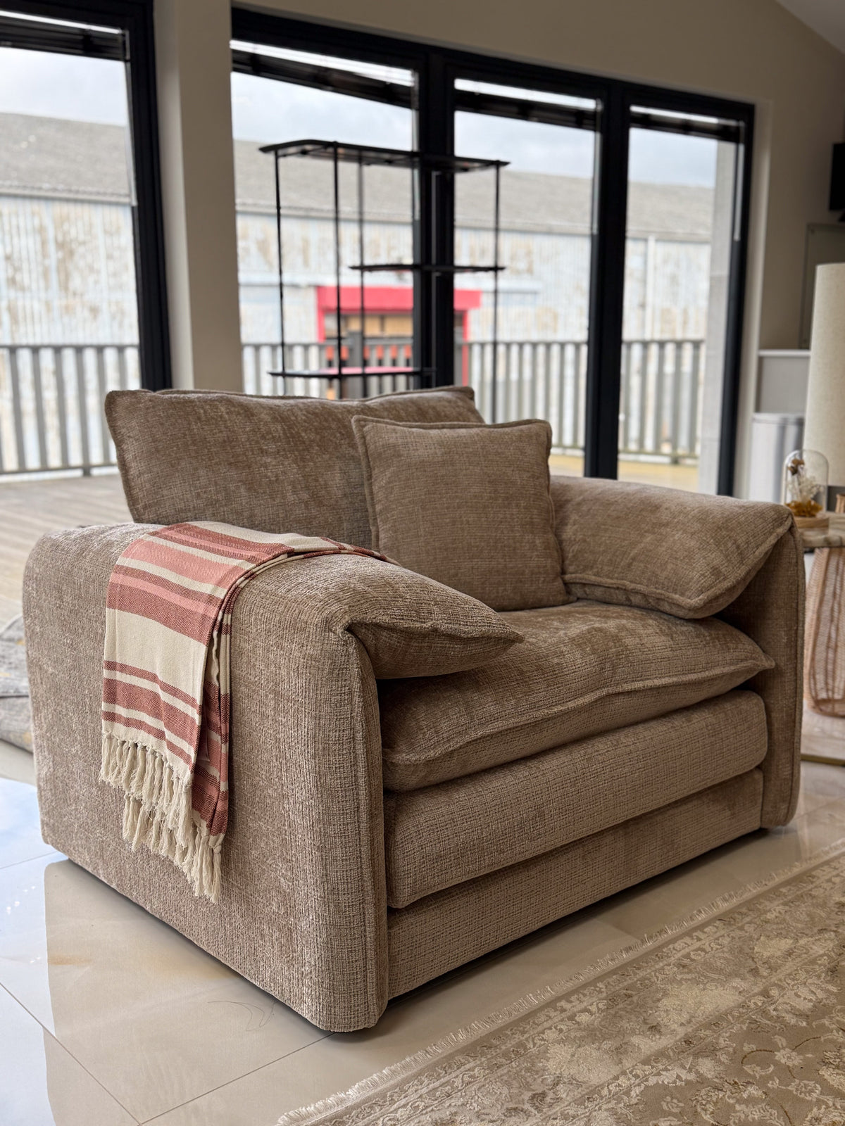 Solaya Sofa Beige Armchair Armchair