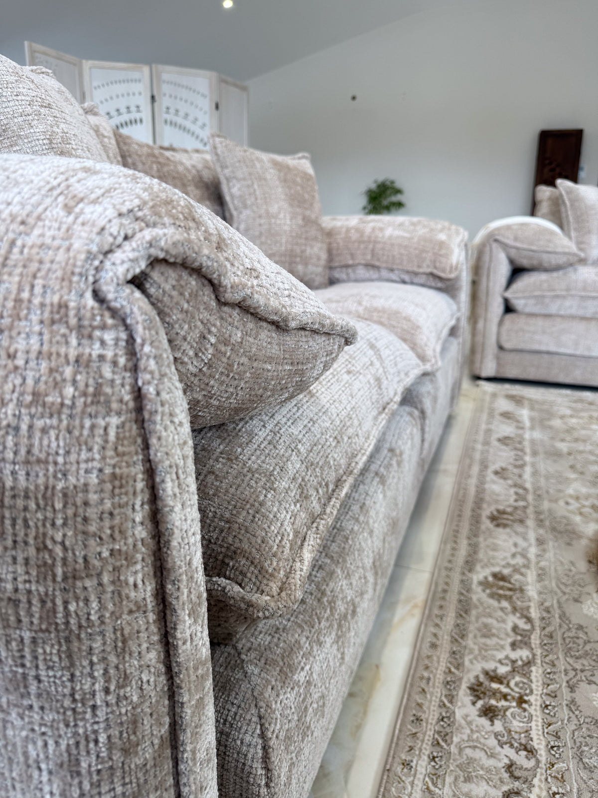 Solaya Sofa Beige 3 Seater 3 Seater