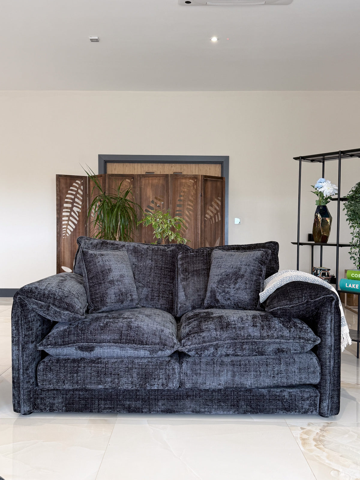 Solaya Black Sofa