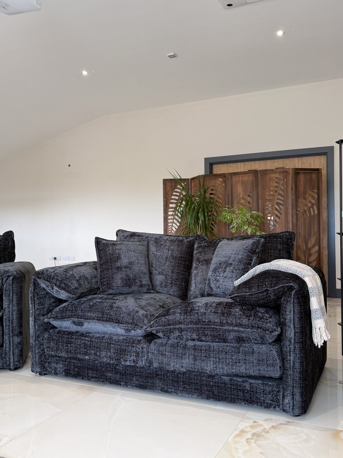 Solaya Black Sofa