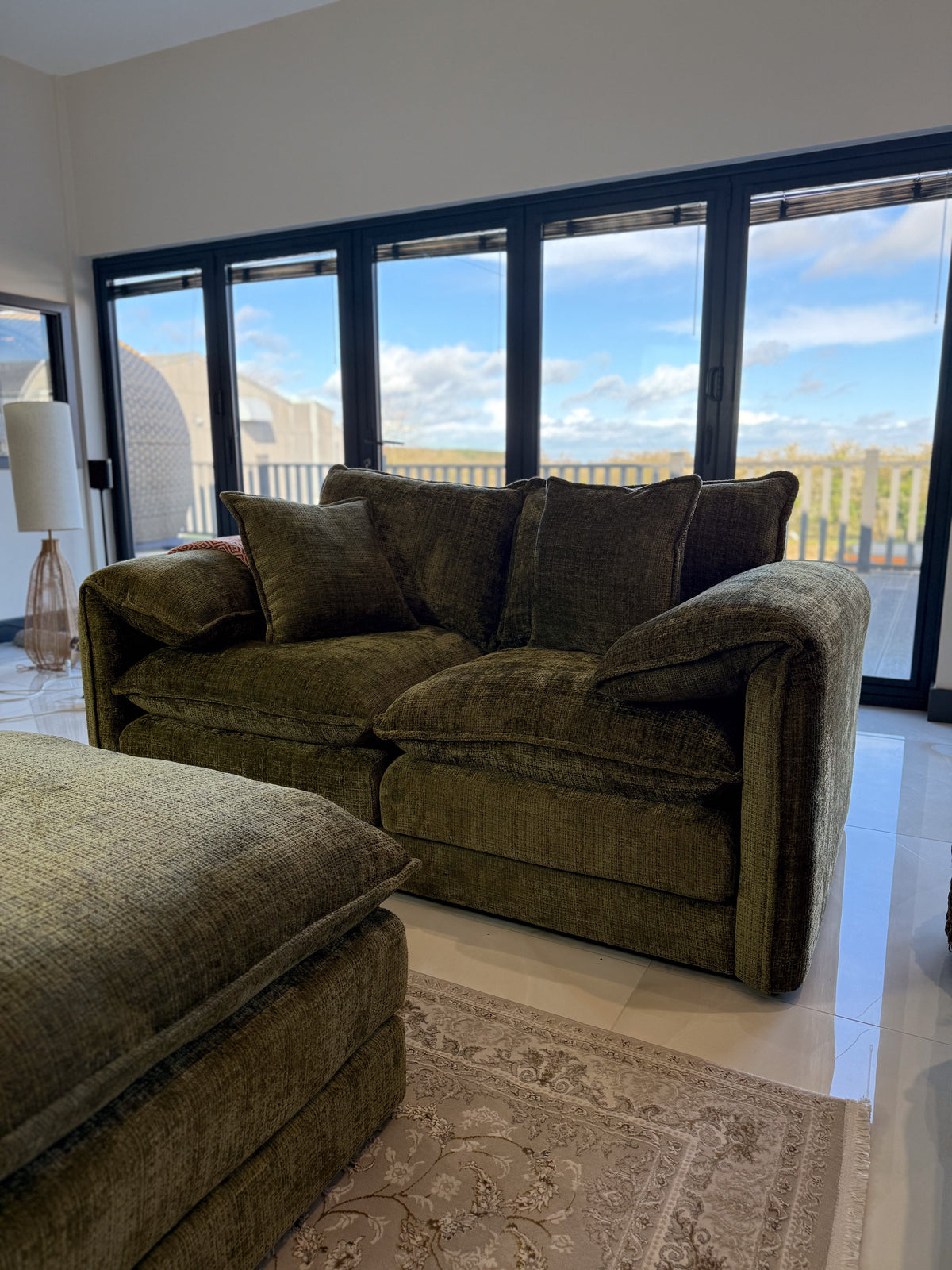 Solaya Olive Sofa