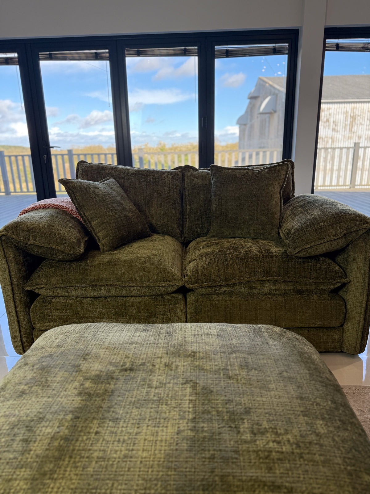 Solaya Olive Sofa