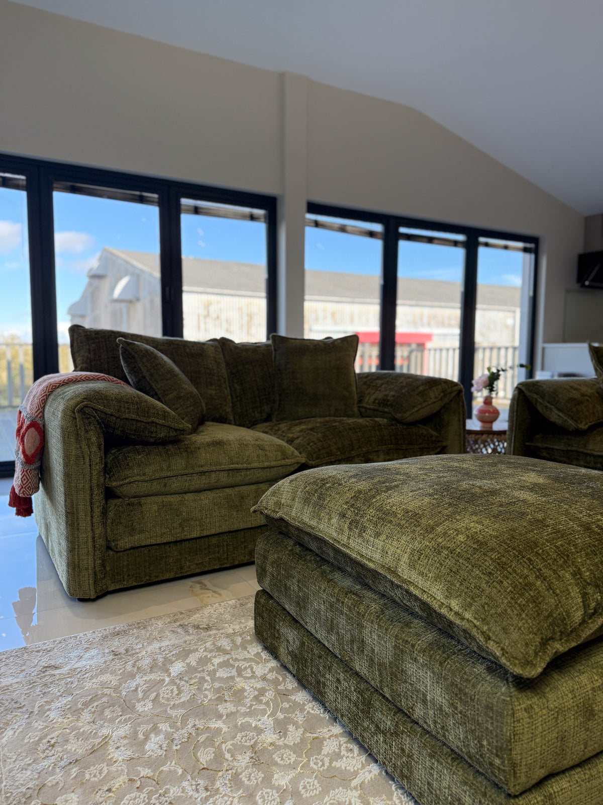 Solaya Olive Sofa