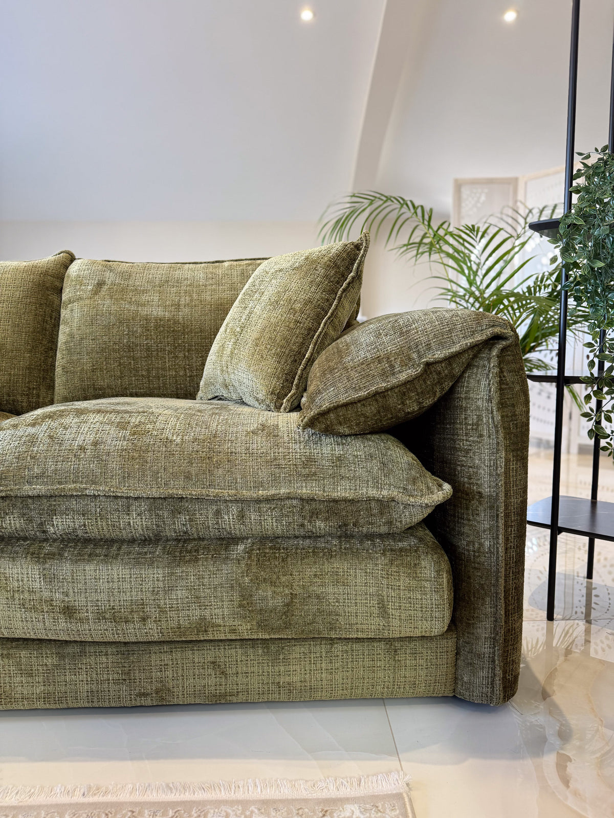 Solaya Sofa Olive 3 Seater 3 Seater