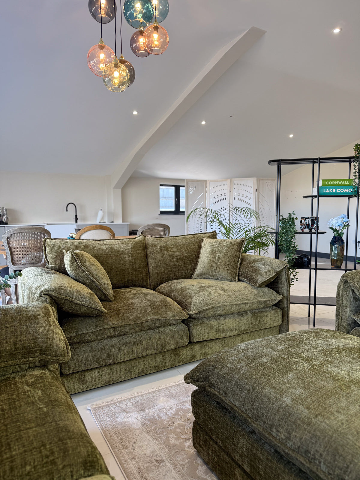 Solaya Sofa Olive 3 Seater 3 Seater