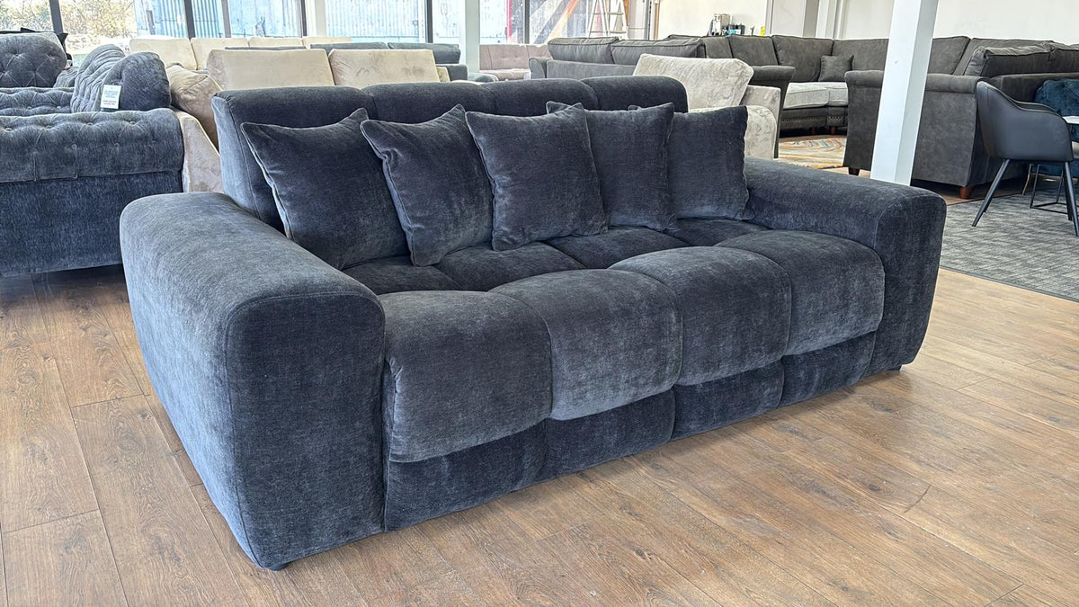 Jacob Sofa Black 3 Seater 3 Seater