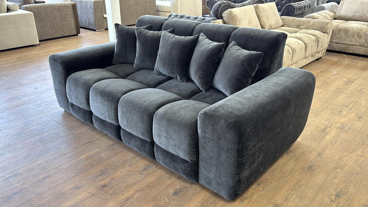 Jacob Sofa Black 3 Seater 3 Seater