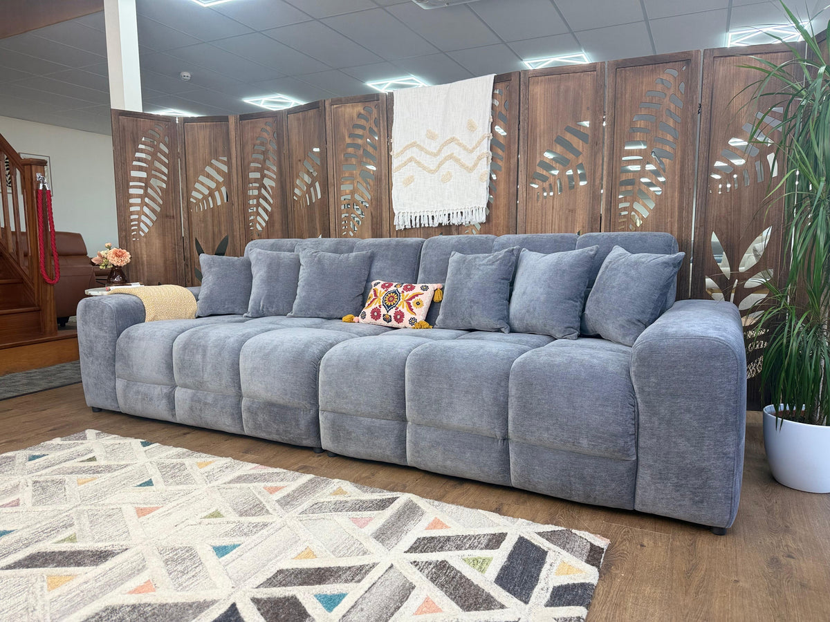 Jacob Sofa Grey 4 Seater
