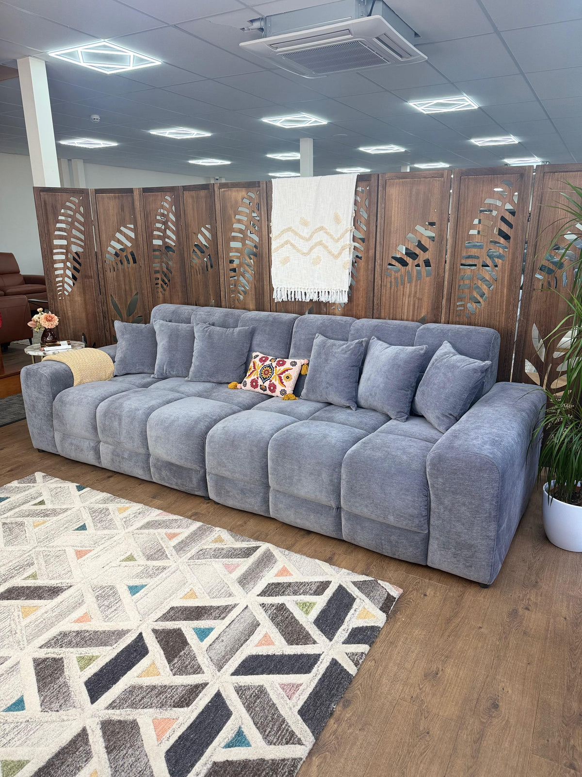 Jacob Sofa Grey 4 Seater