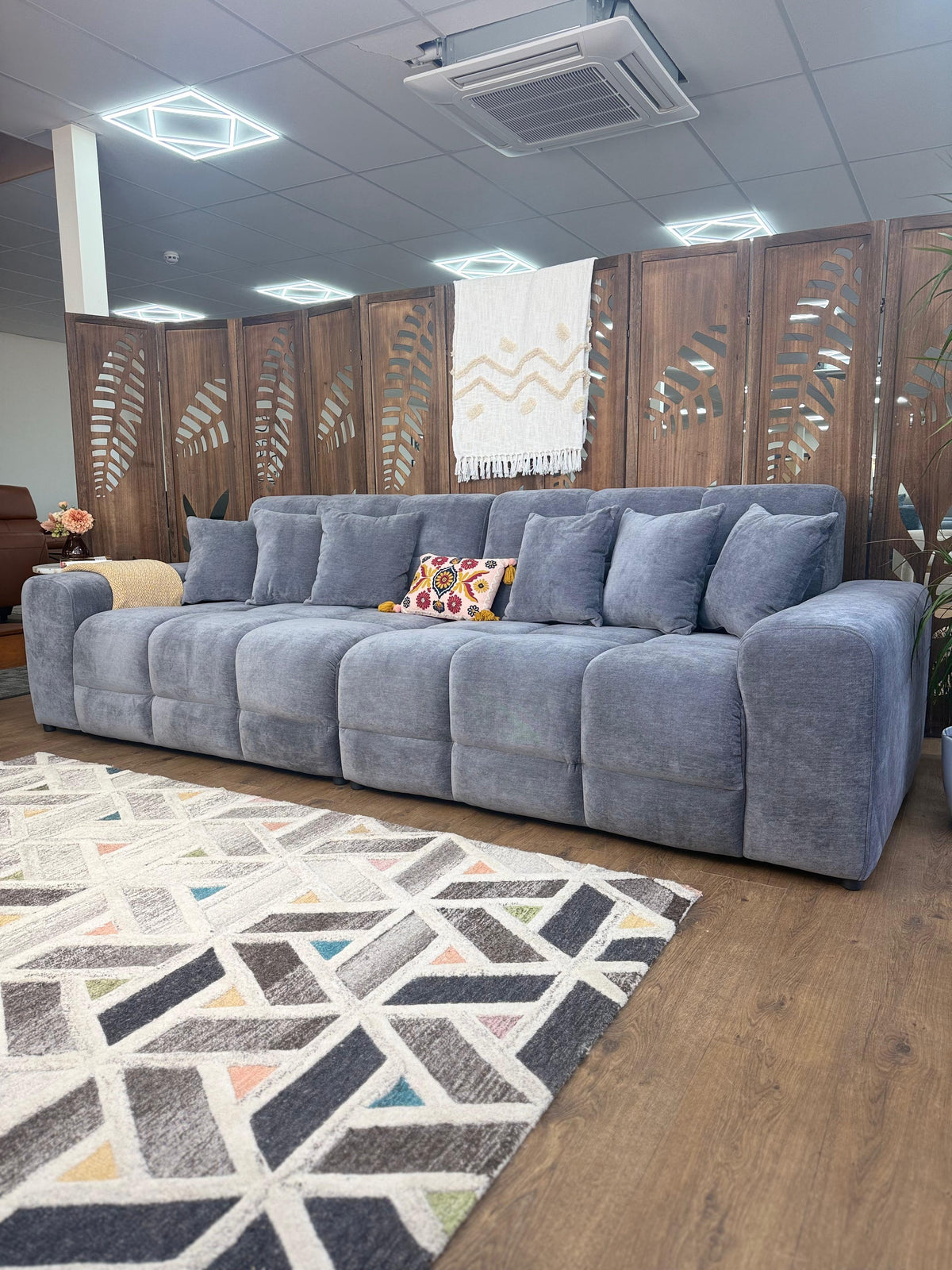 Jacob Sofa Grey 4 Seater