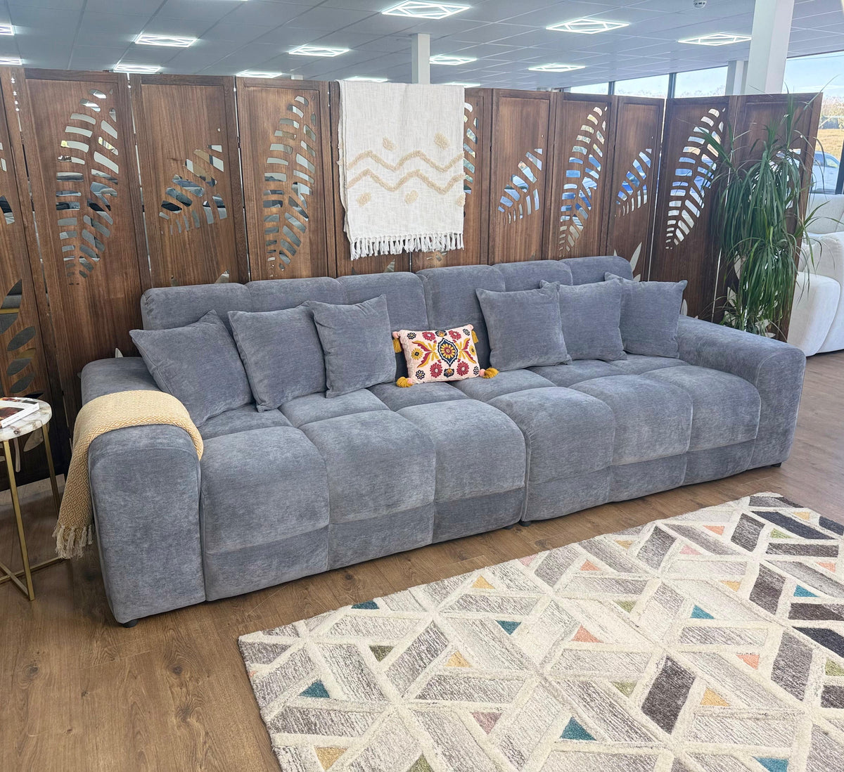 Jacob Sofa Grey 4 Seater