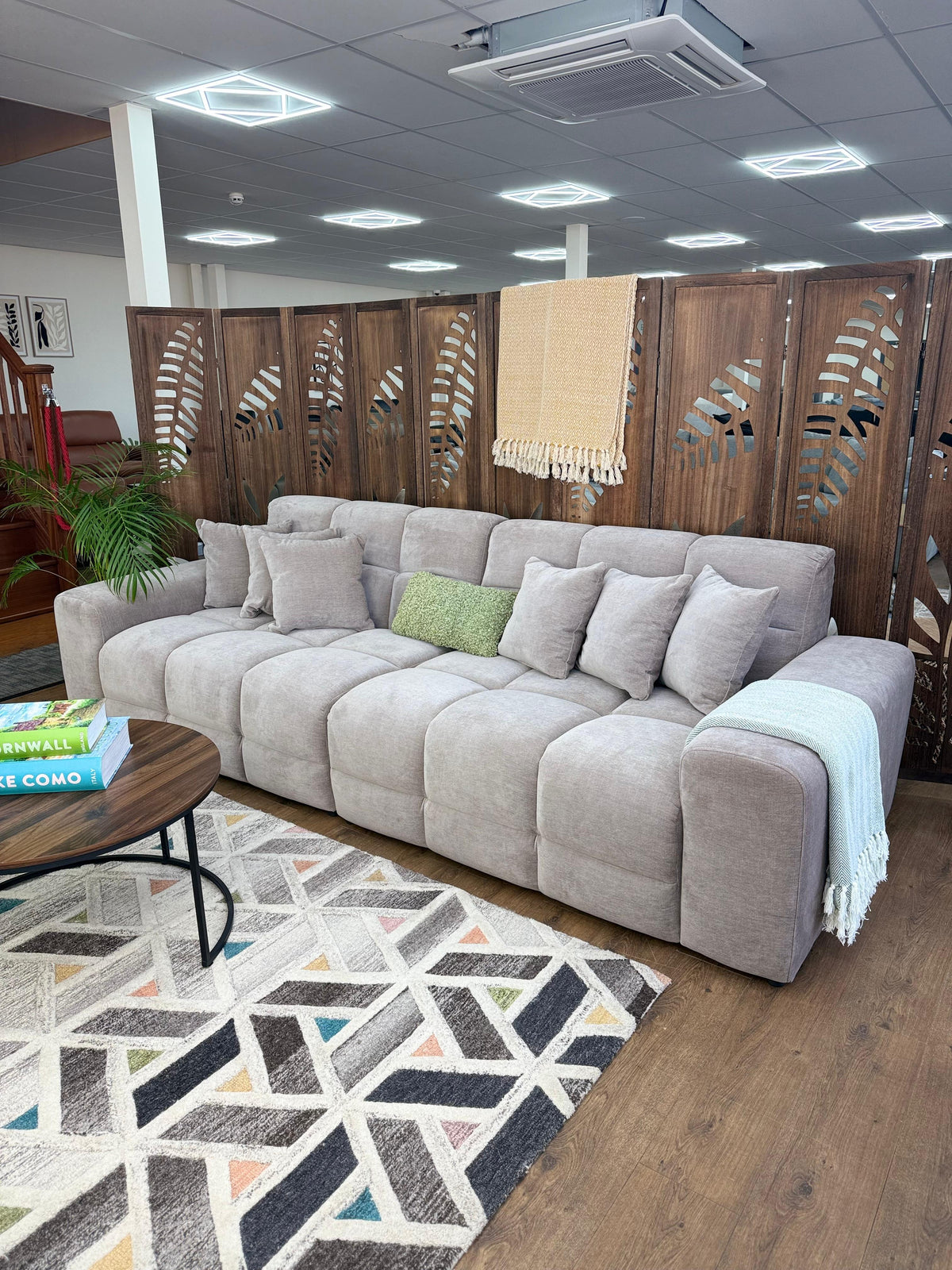 Jacob Sofa Latte 4 Seater