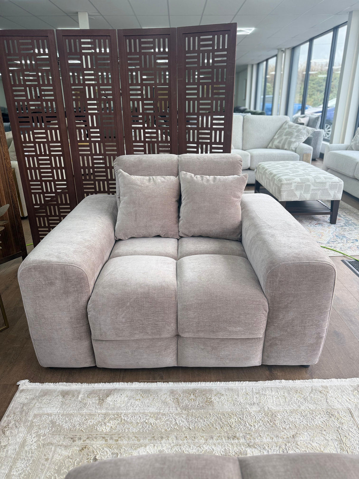 Jacob Sofa Latte Armchair Armchair