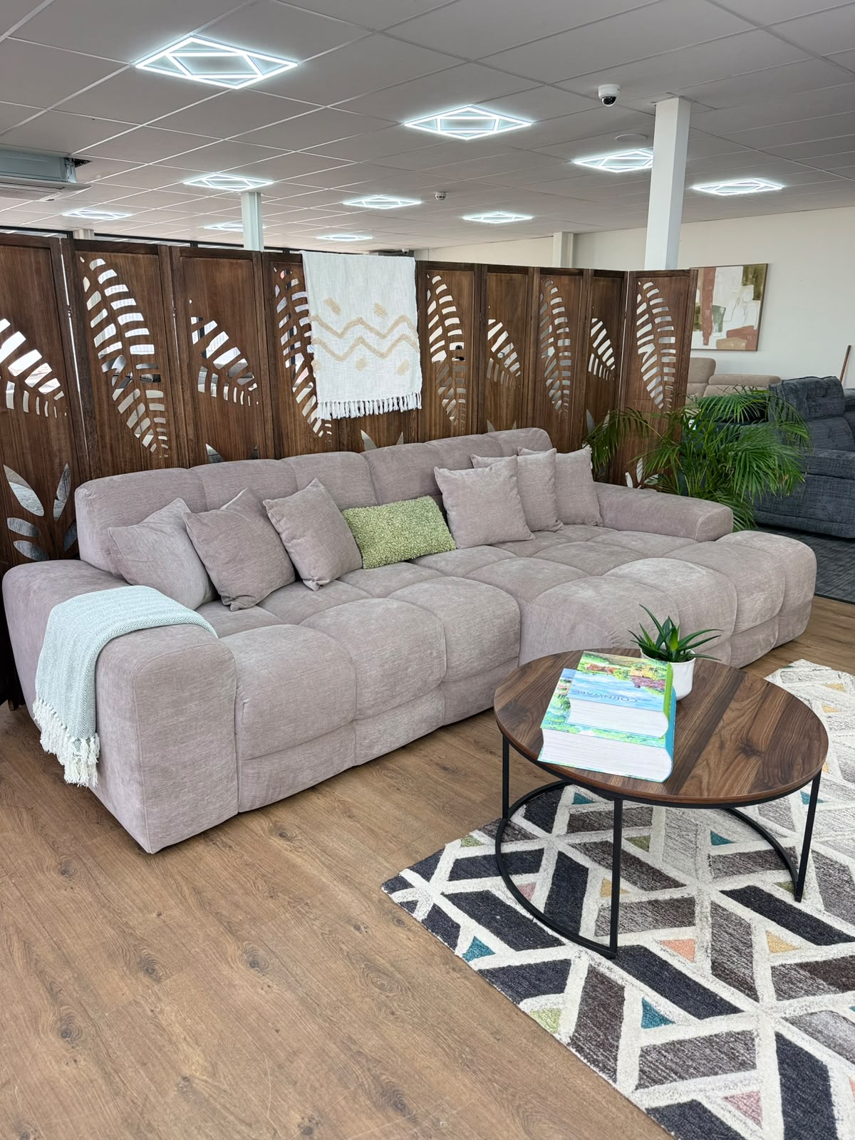 Jacob Sofa Latte Right Hand Facing Corner