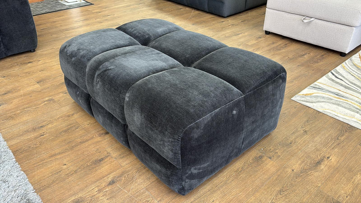 Jacob Sofa Black Footstool
