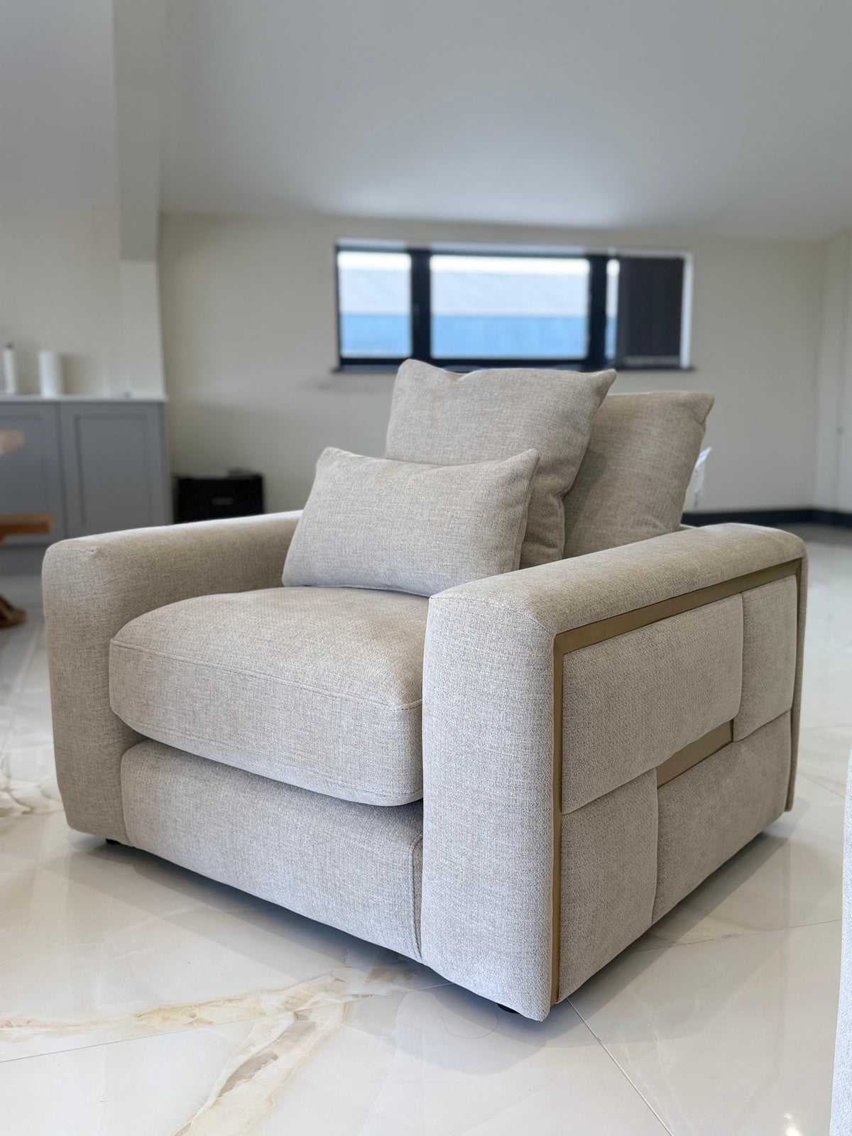 Jupiter Sofa Beige Armchair Armchair