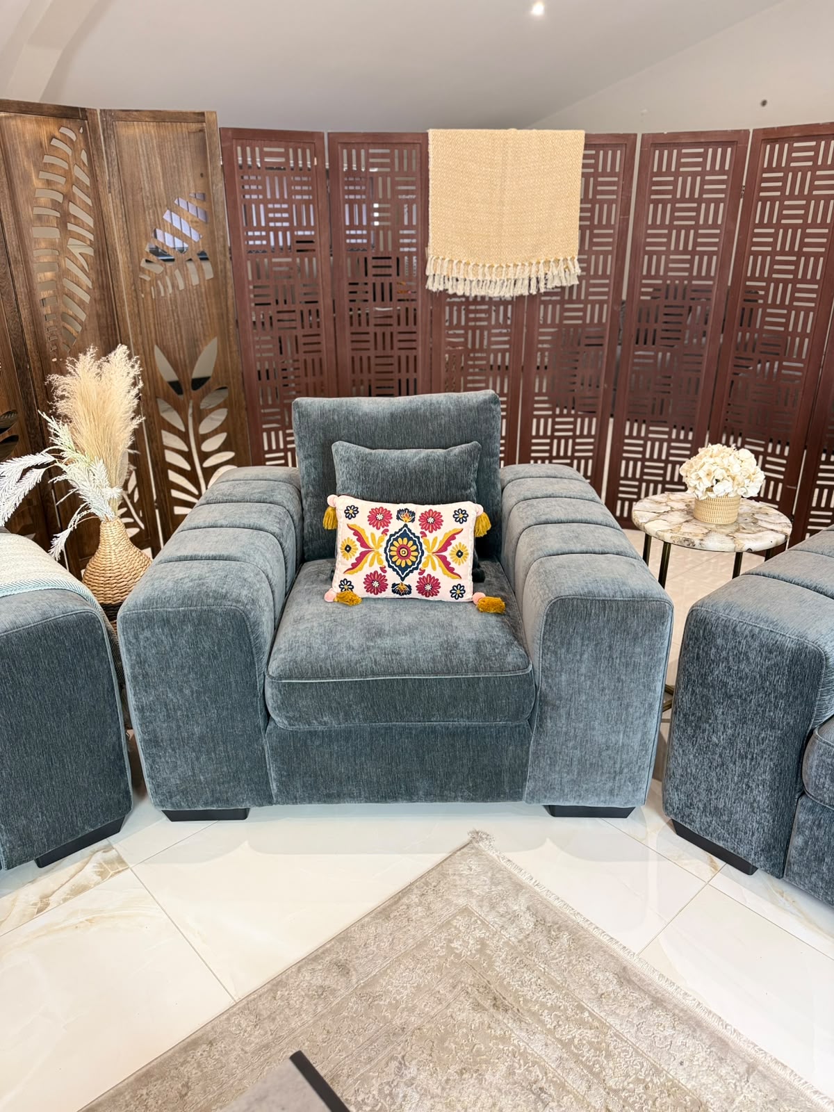 Laguna Sofa Grey Armchair Armchair