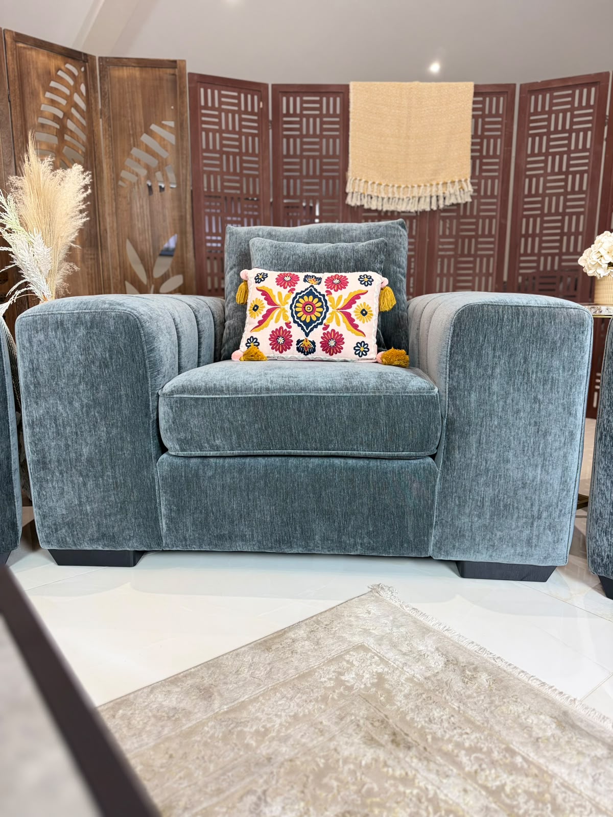Laguna Sofa Grey Armchair Armchair