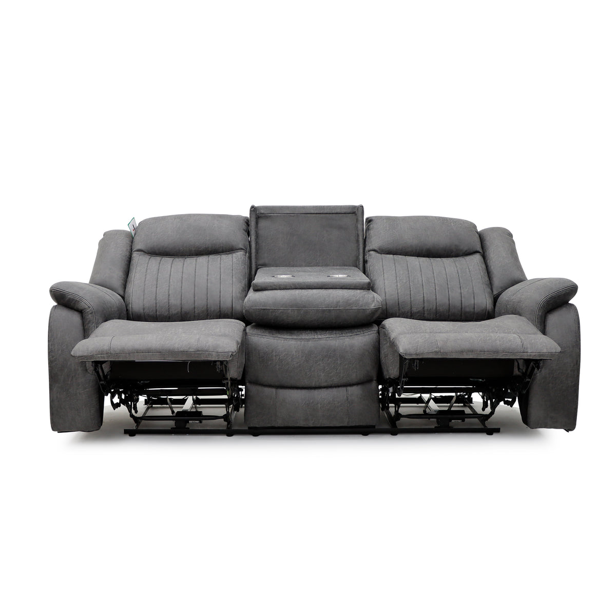 Leon Electric Recliner Sofa Grey 3 Seater 3 Seater