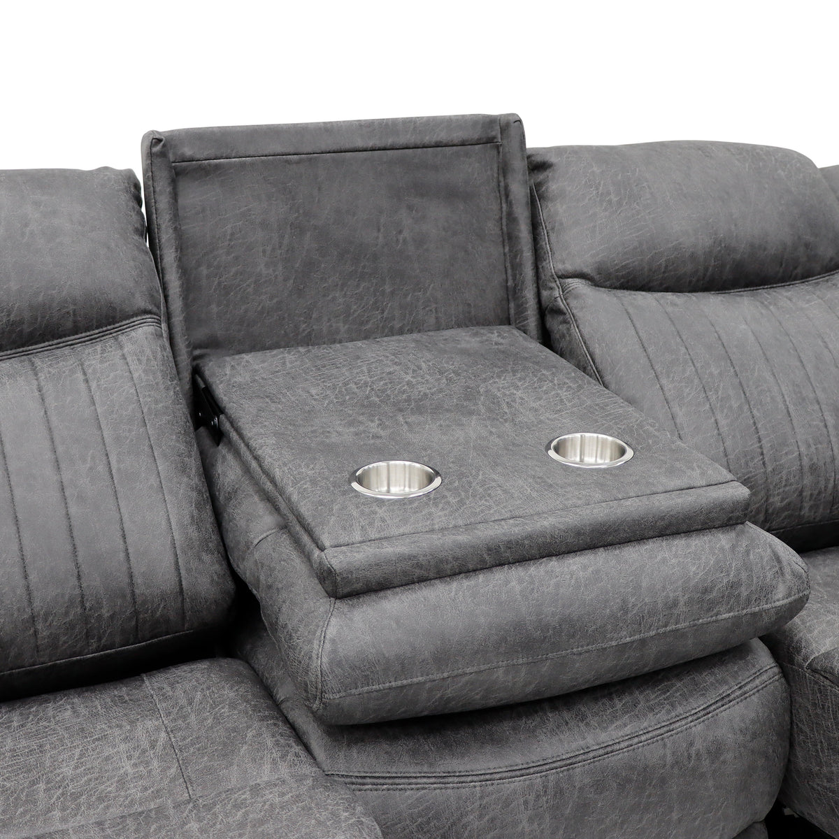 Leon Electric Recliner Sofa Grey 3 Seater 3 Seater