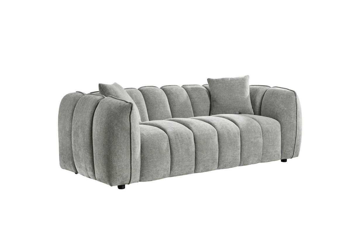 Venice Sofa Grey 3 Seater 3 Seater