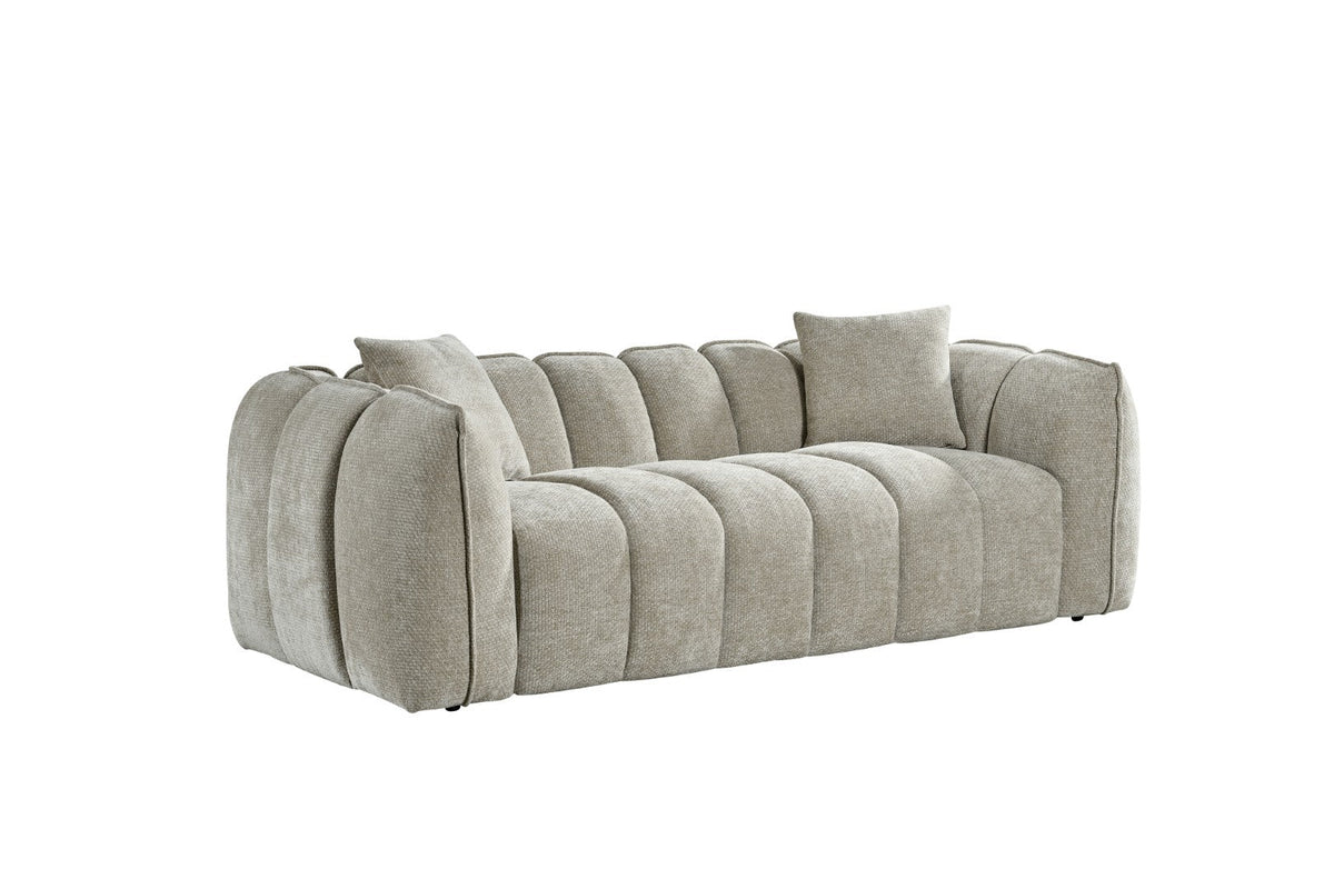 Venice Sofa Beige 3 Seater 3 Seater