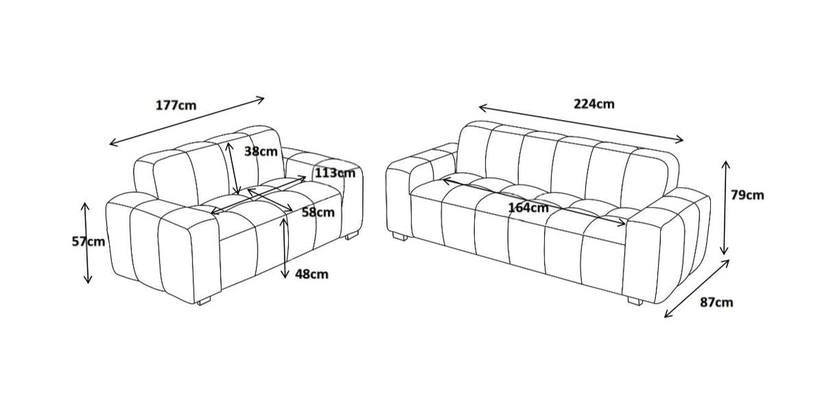 Paris Grey Sofa